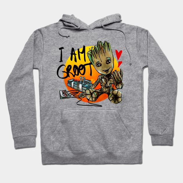 Baby Groot Hoodie by Habuza